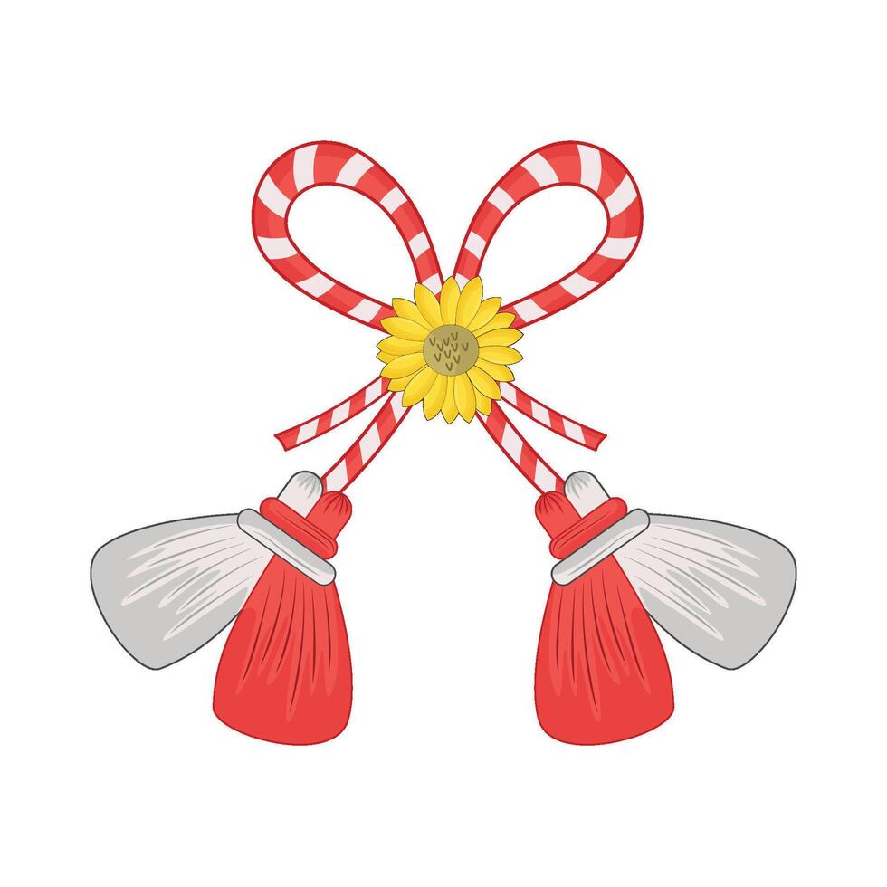 illustration of martisor vector