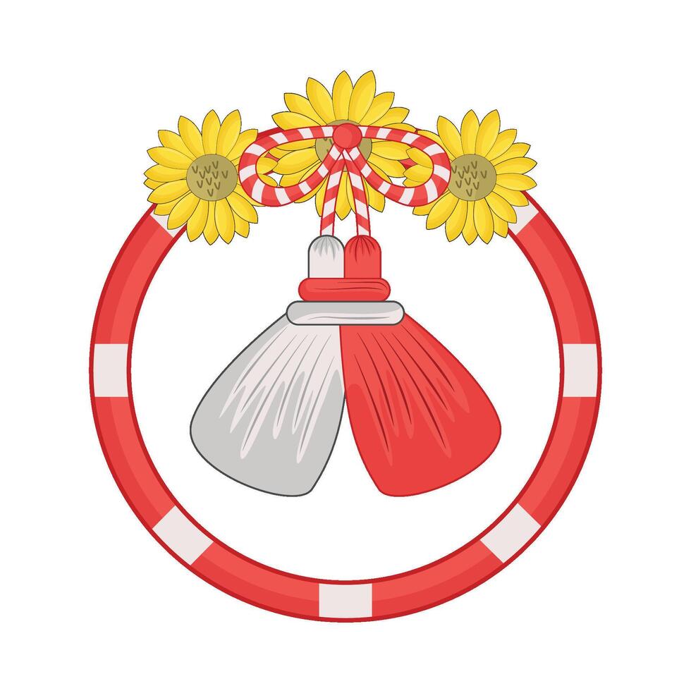 illustration of martisor vector