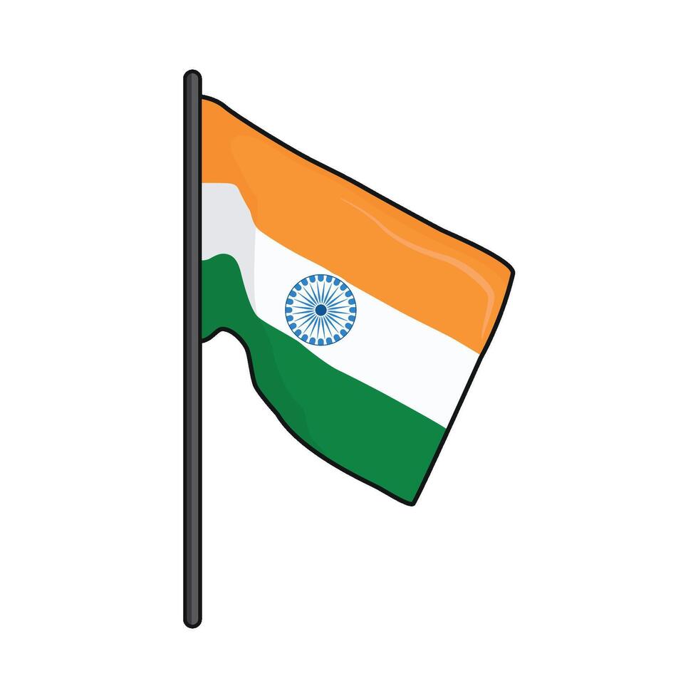 illustration of Indian flag vector