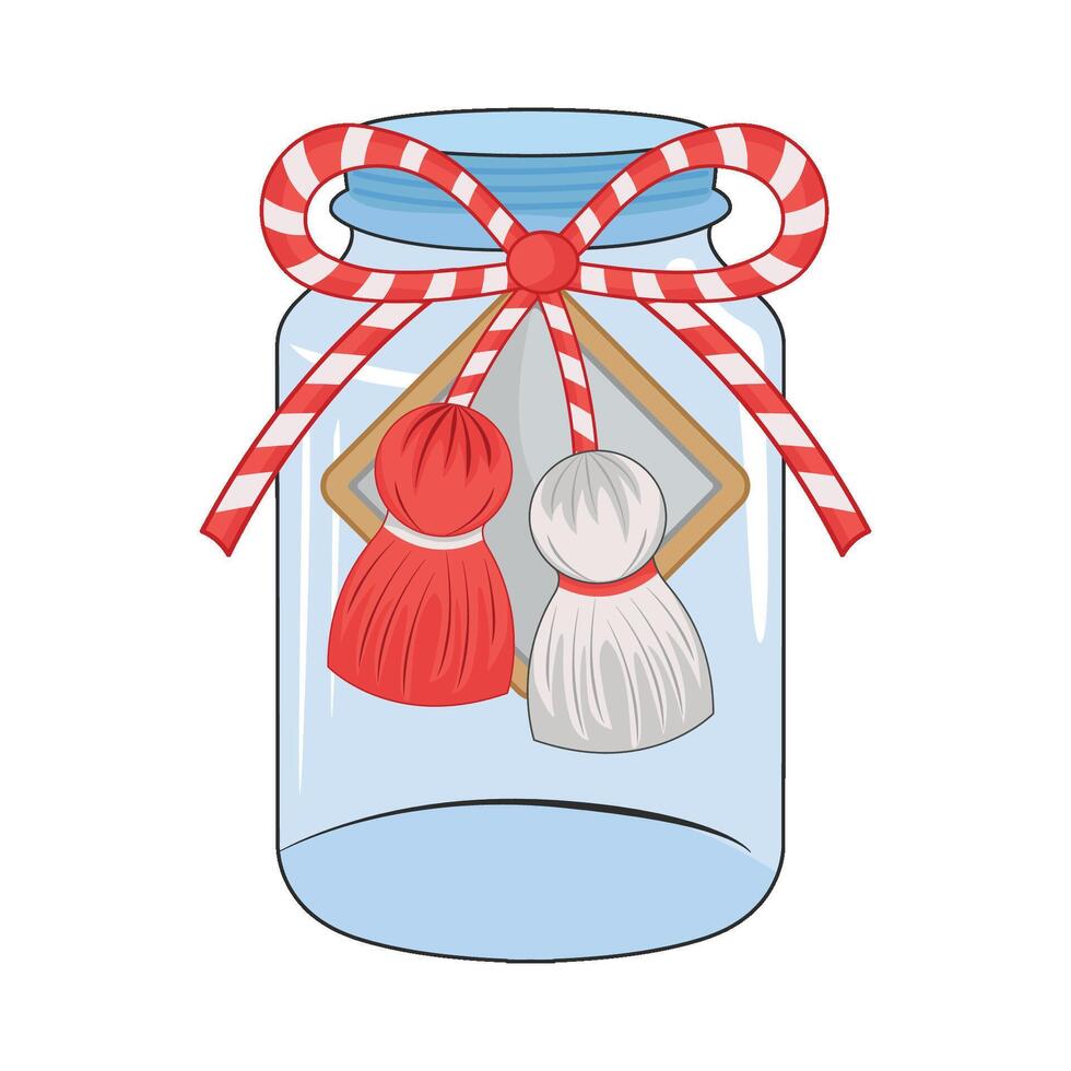 illustration of martisor vector