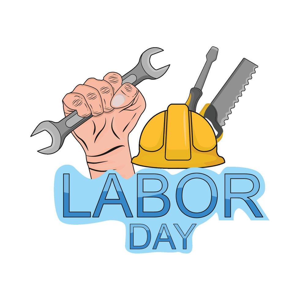 illustration of labor day vector