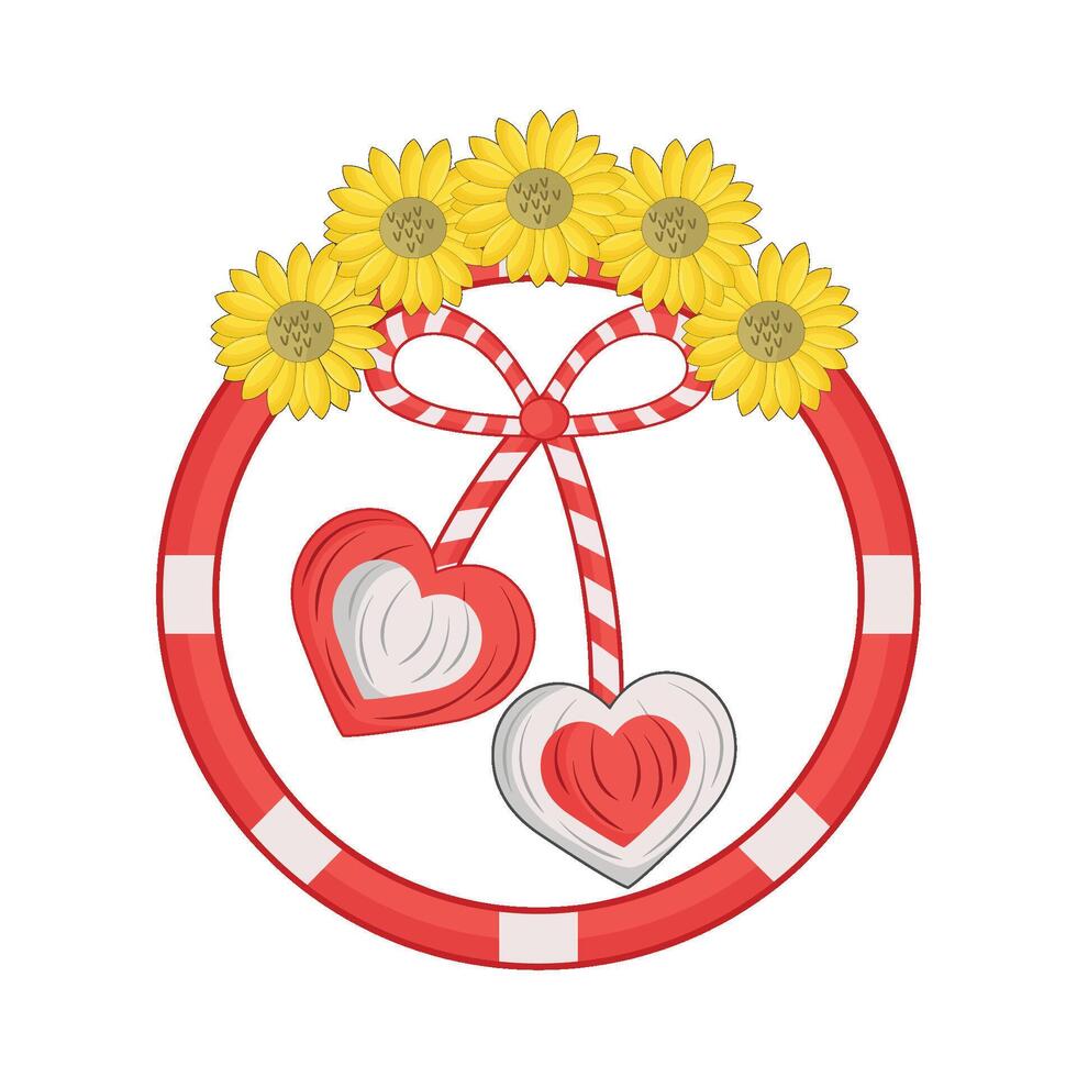 illustration of martisor vector