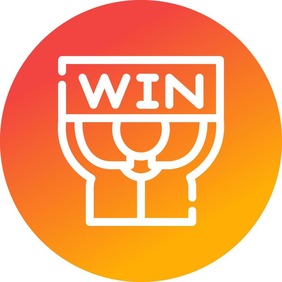 Win Creative Icon Design vector