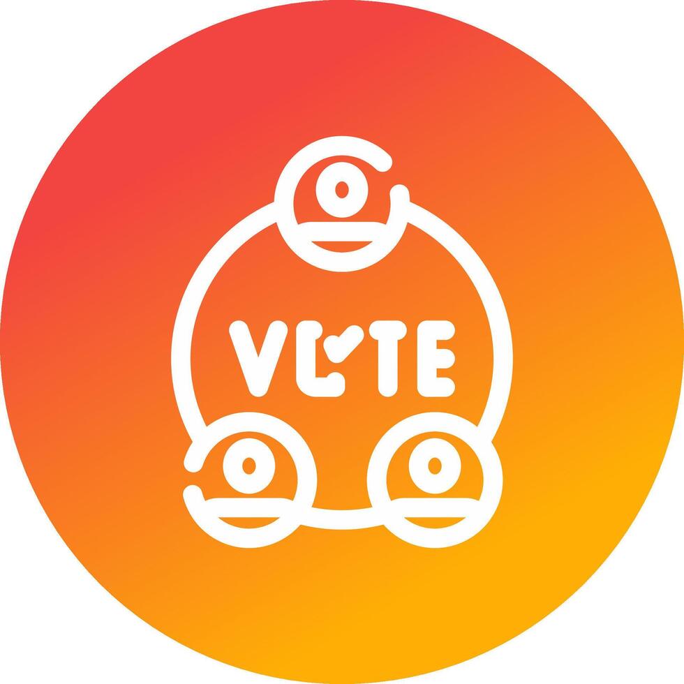 diseño de icono creativo de elecciones vector