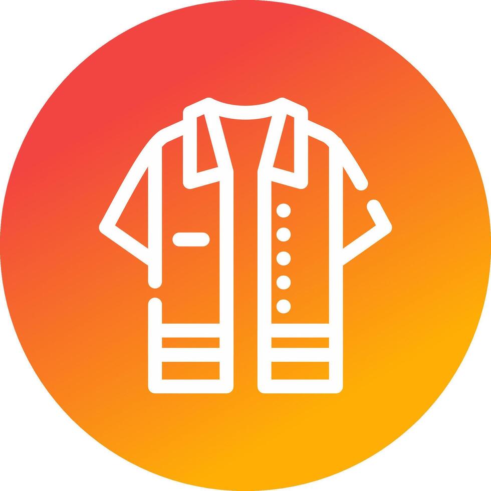 Shirt Creative Icon Design vector