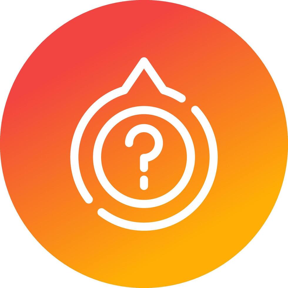 Question Creative Icon Design vector