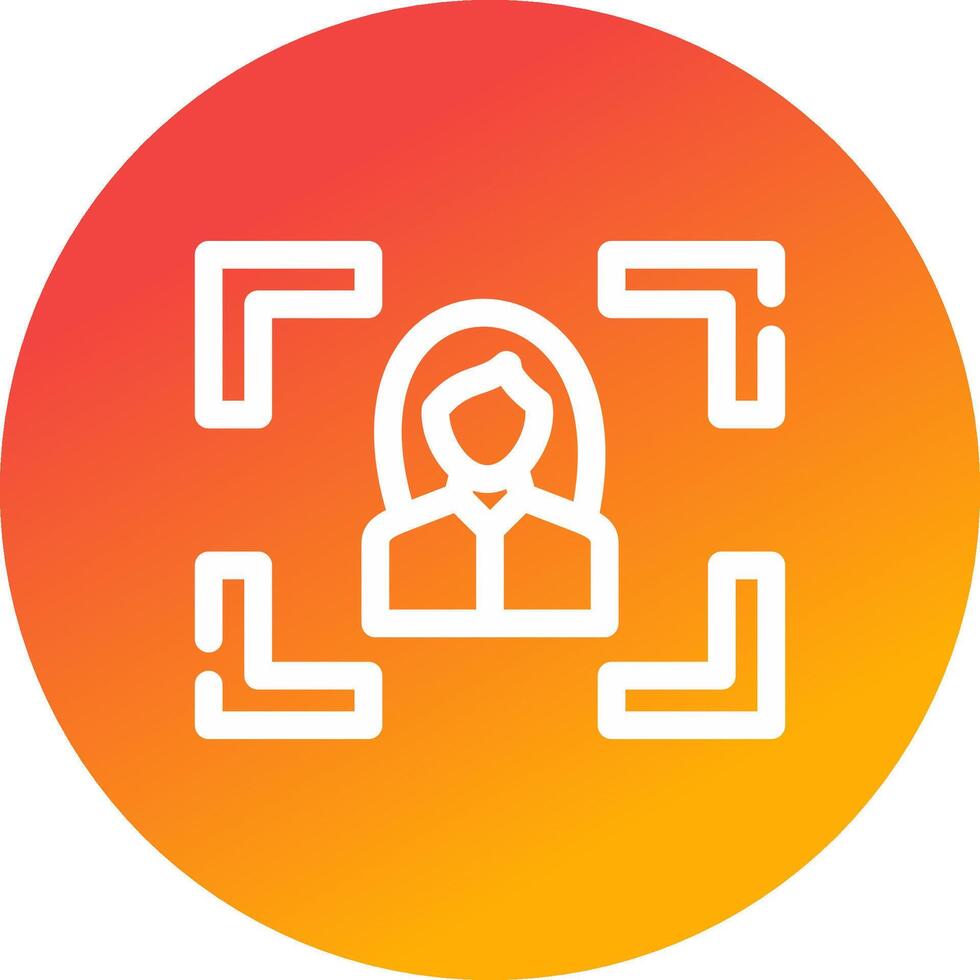 Portrait Creative Icon Design vector