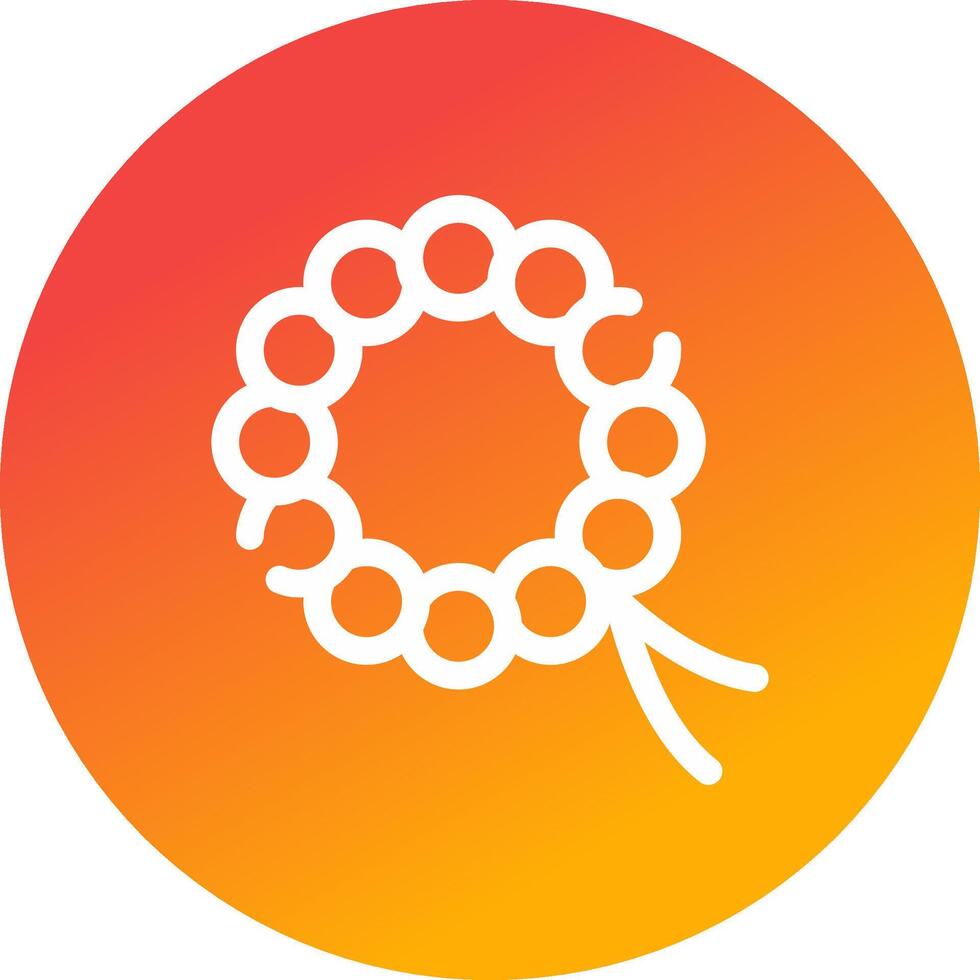 Rosary Creative Icon Design vector