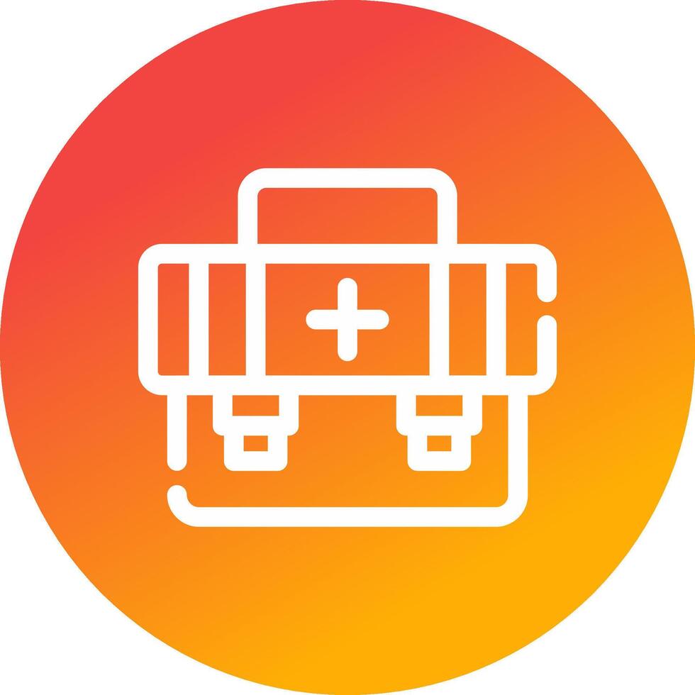 First Aid Kit Creative Icon Design vector