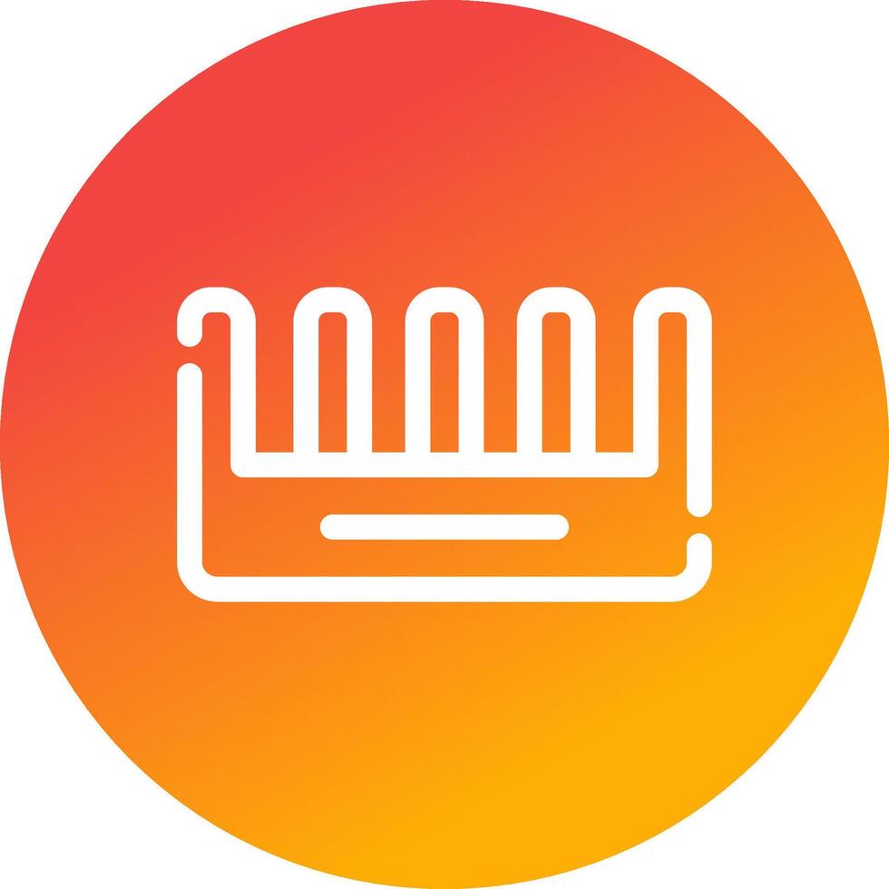 Comb Creative Icon Design vector