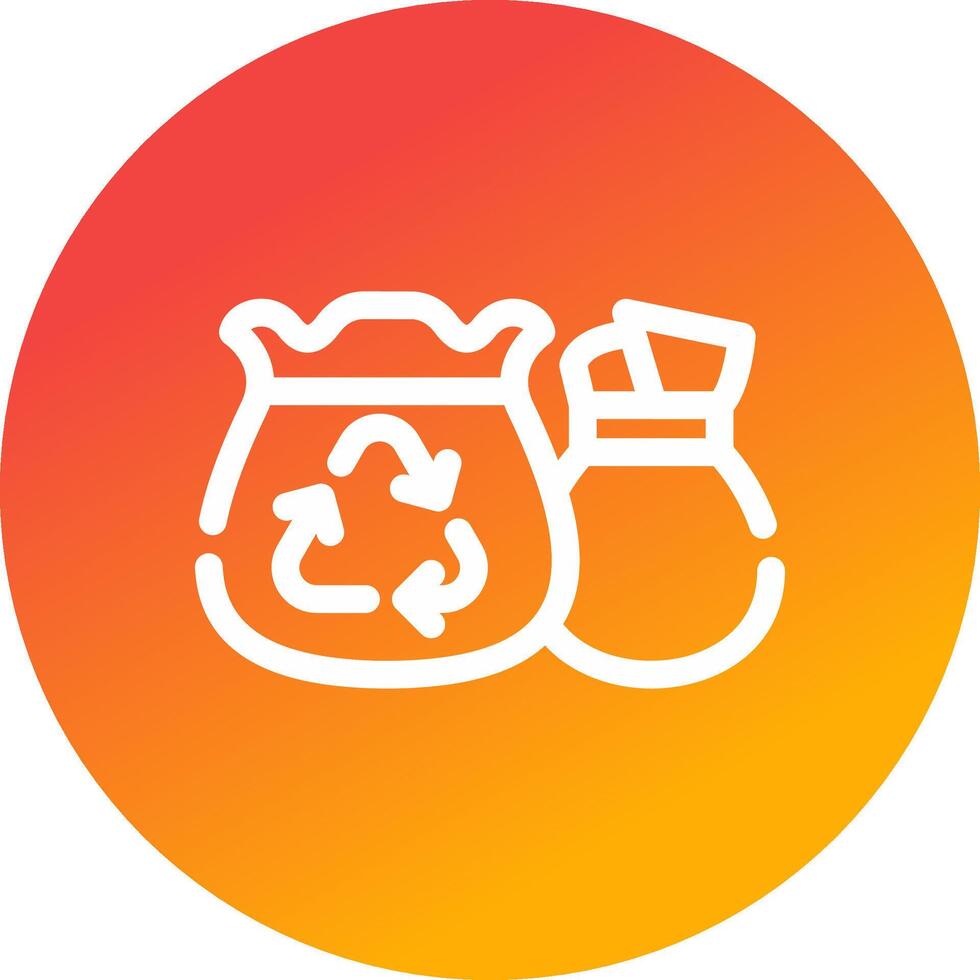 diseño de icono creativo de basura vector