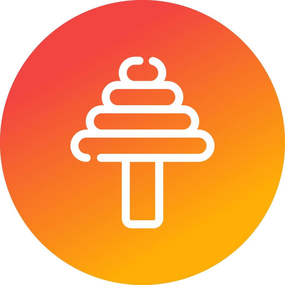 Edge Step Drill Creative Icon Design vector
