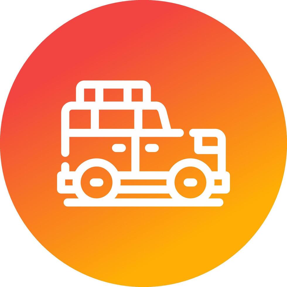 Suv Creative Icon Design vector