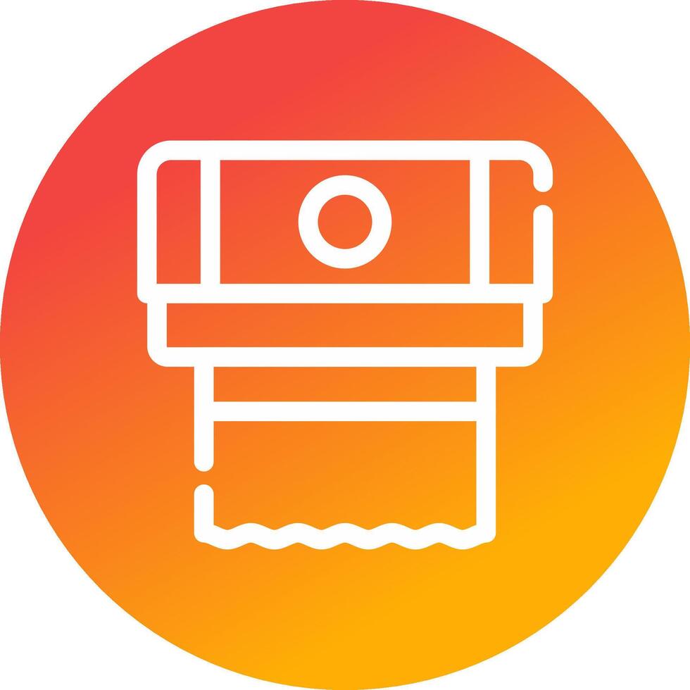 Paper Towel Creative Icon Design vector