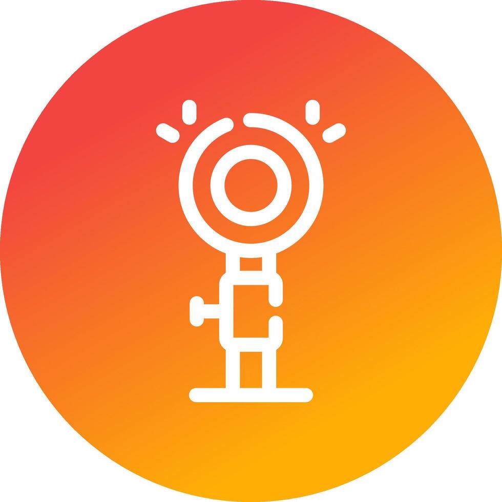 Light Creative Icon Design vector