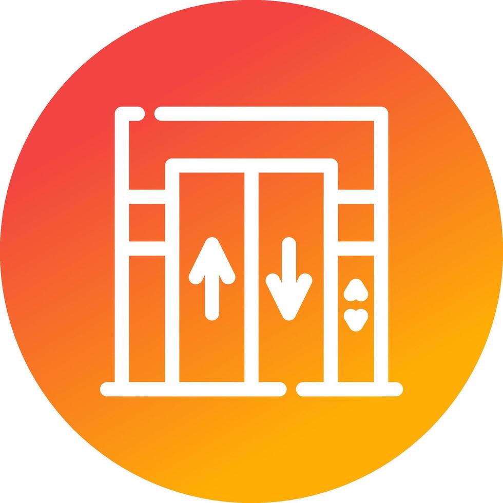 Elevator Creative Icon Design vector
