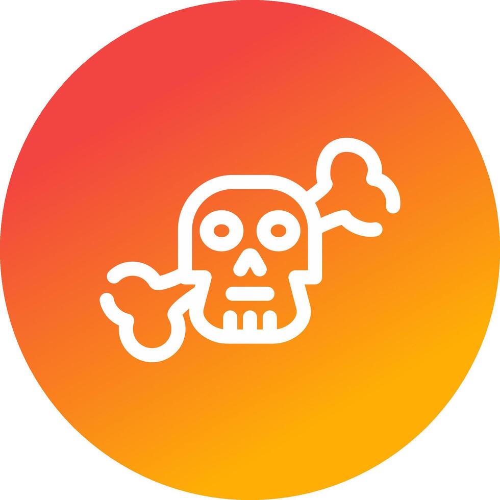 diseño de icono creativo muerto vector