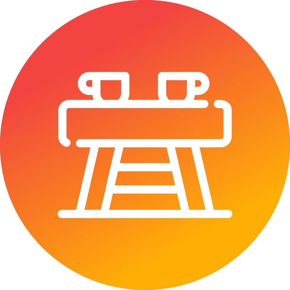 Coffee Table Creative Icon Design vector