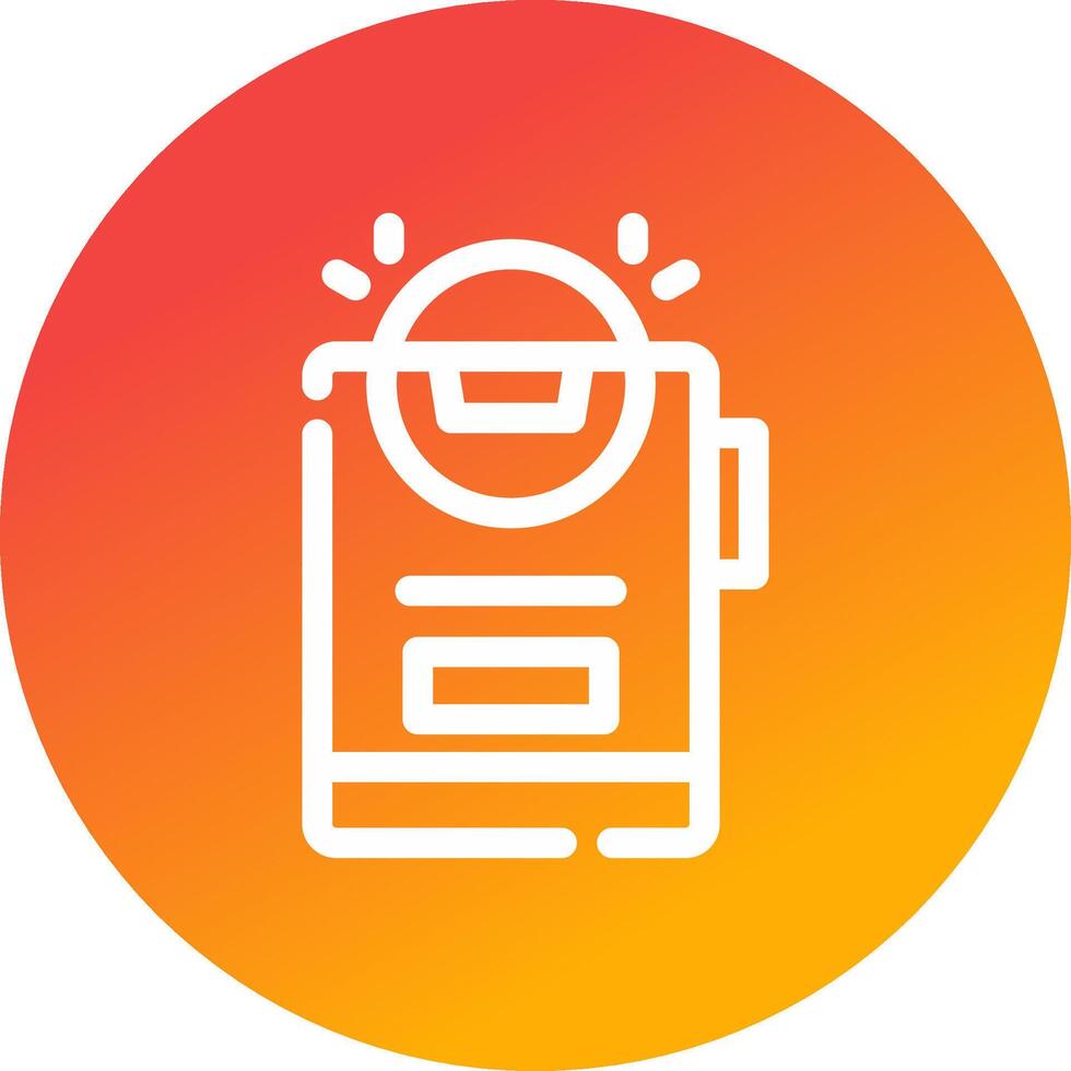 Light Creative Icon Design vector
