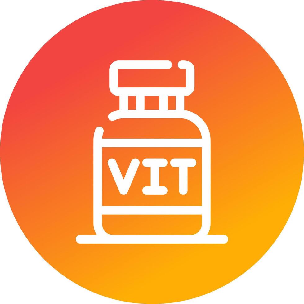 Vitamins Creative Icon Design vector