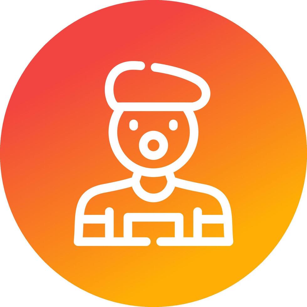 Mime Creative Icon Design vector