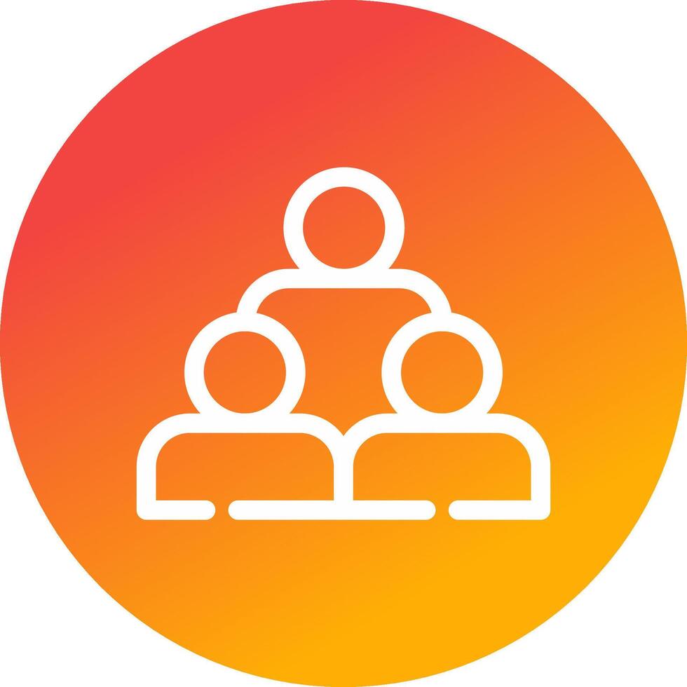 Audience Creative Icon Design vector