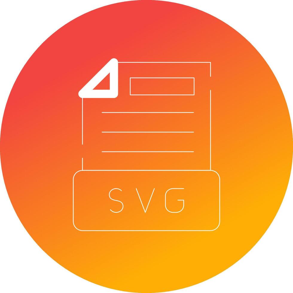 Svg File Creative Icon Design vector