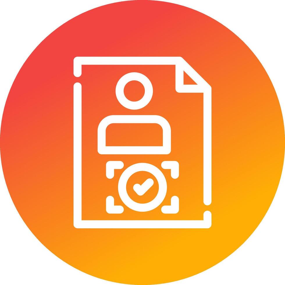 Approval Creative Icon Design vector