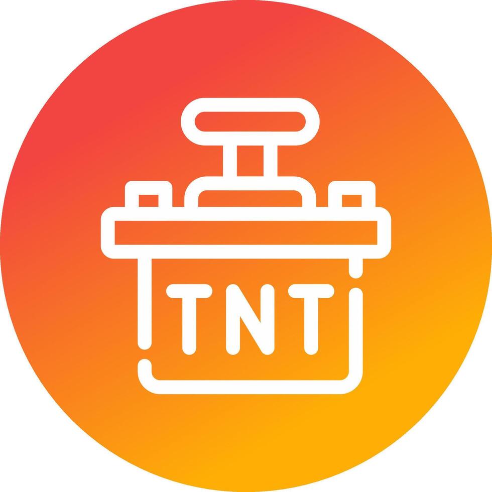 diseño de icono creativo tnt vector