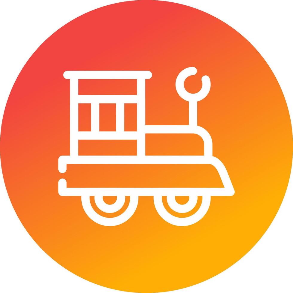 Train Creative Icon Design vector