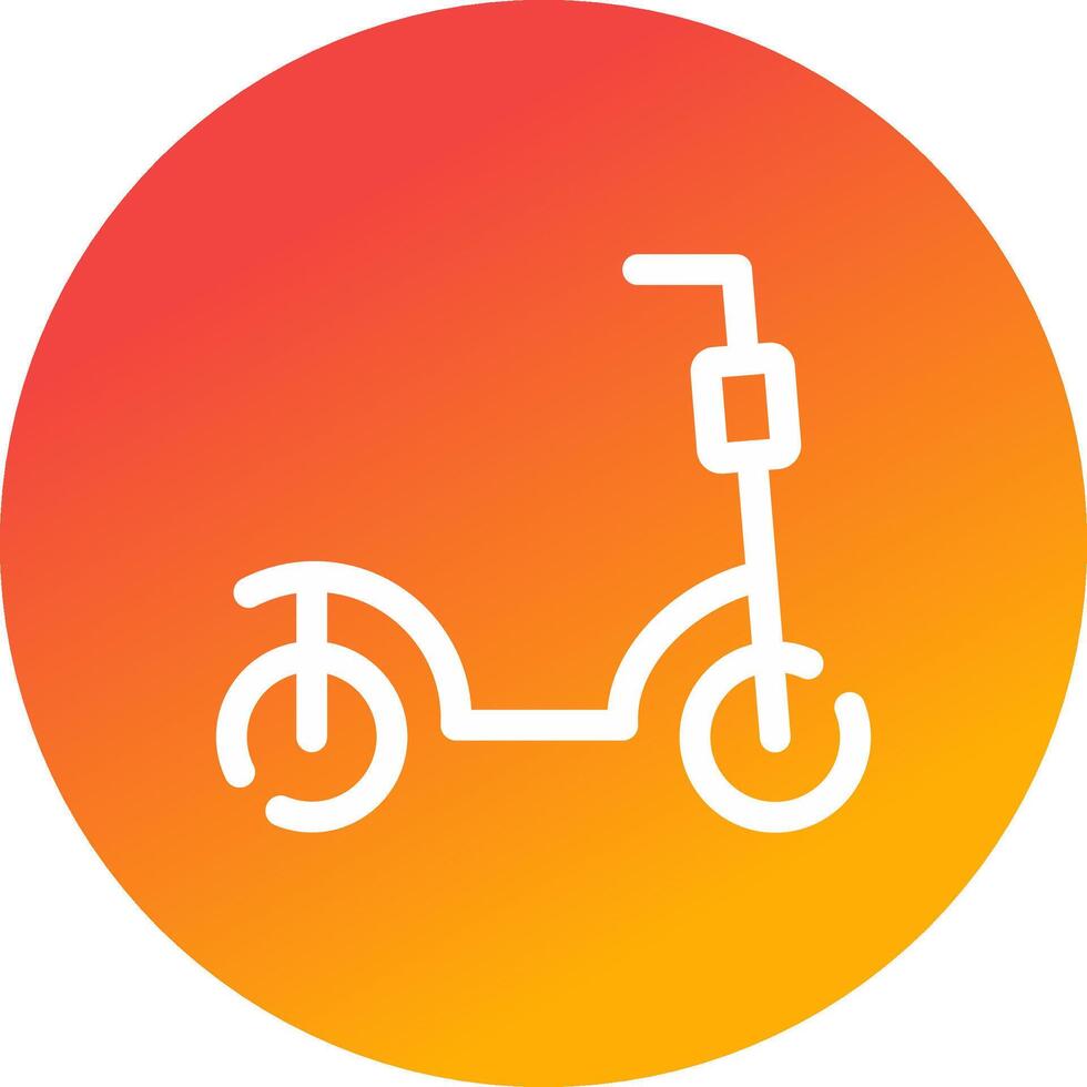 Scooter Creative Icon Design vector