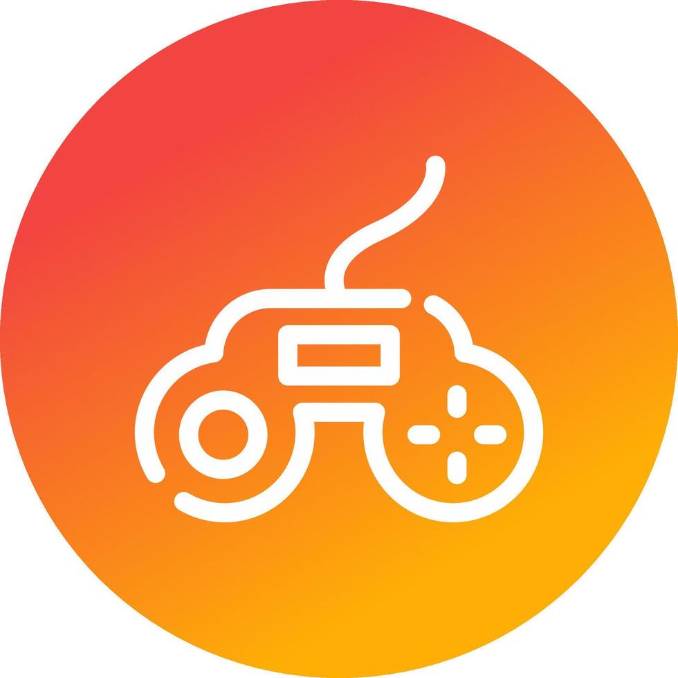 Gamepad Creative Icon Design vector