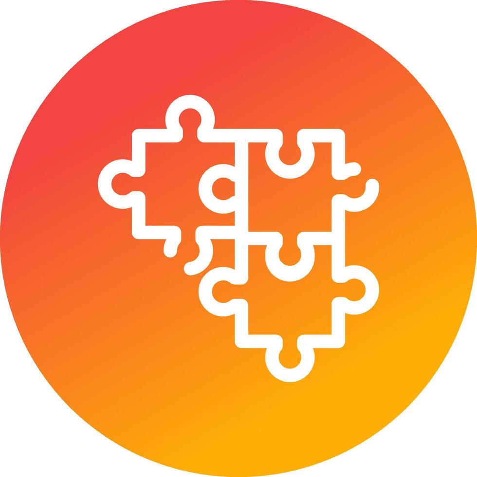 Puzzle Creative Icon Design vector