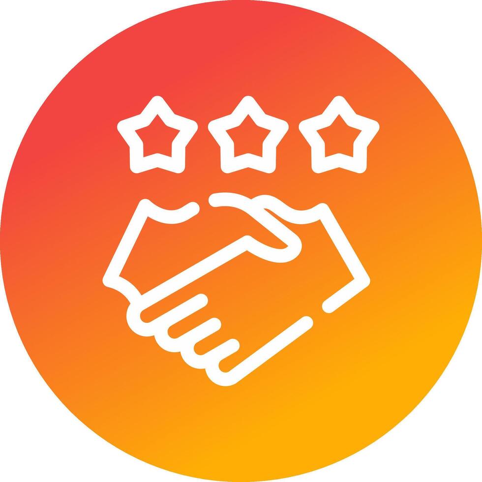 Game Handshake Creative Icon Design vector