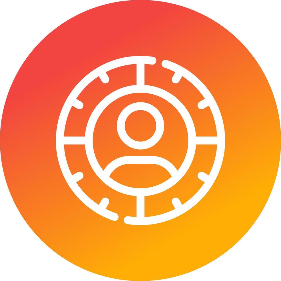 Target Audience Creative Icon Design vector