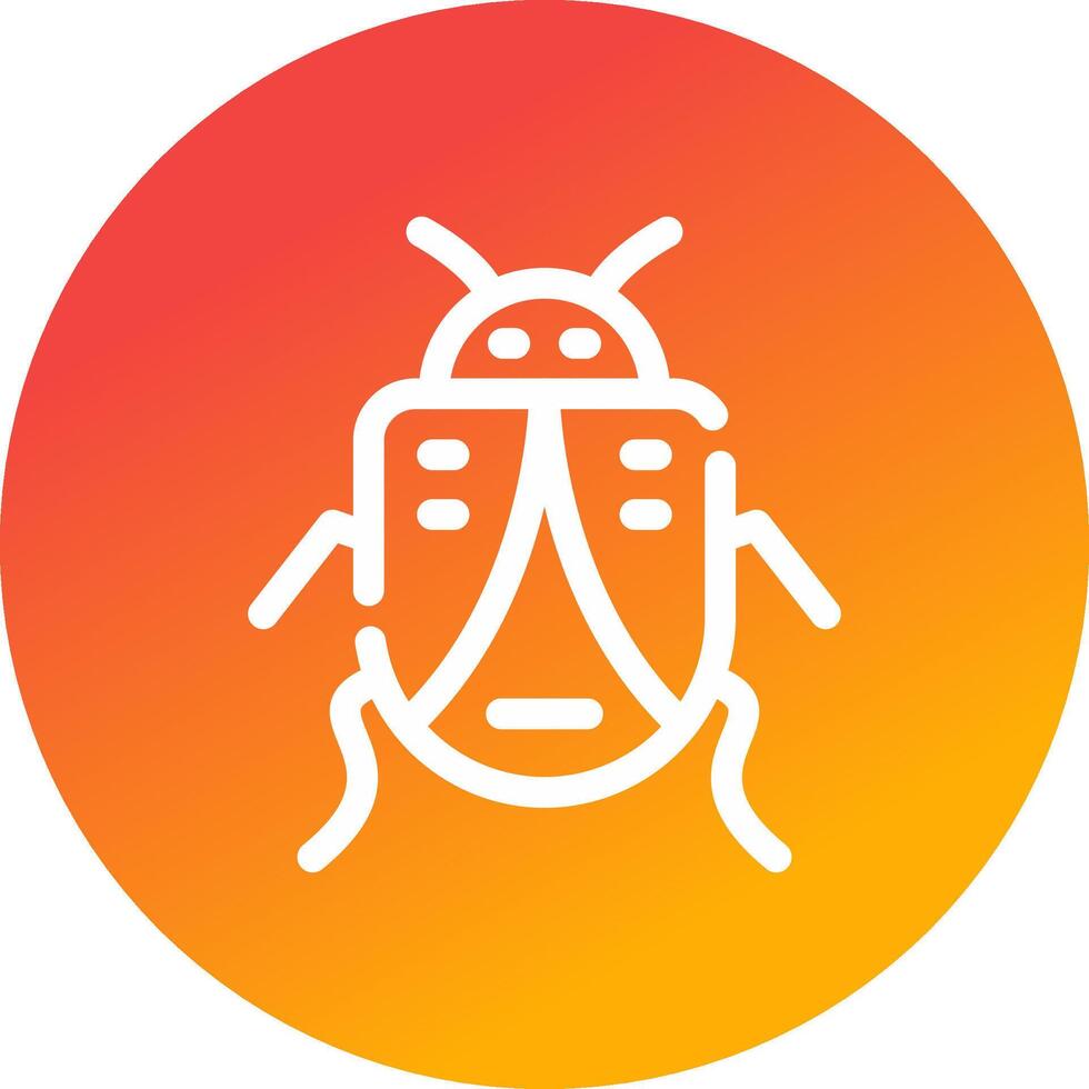 Bug Creative Icon Design vector