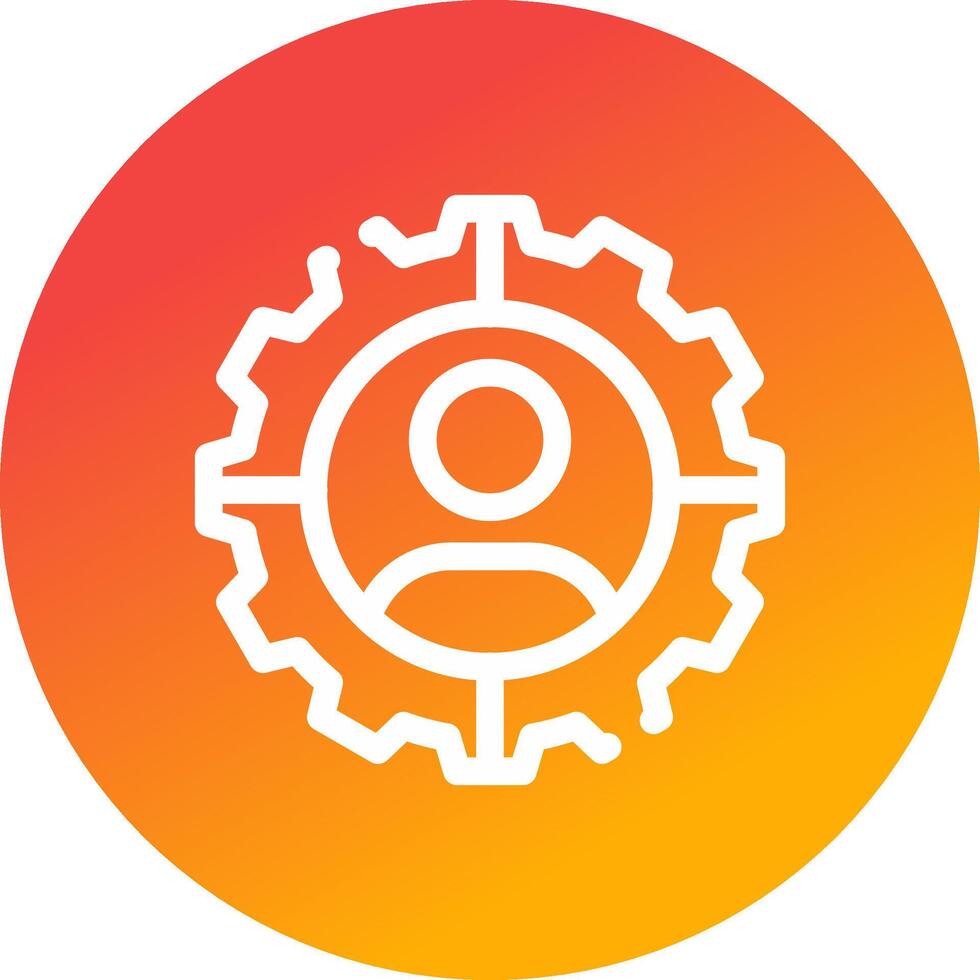Personalization Creative Icon Design vector