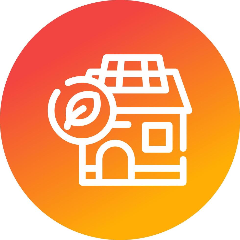 Eco Home Creative Icon Design vector