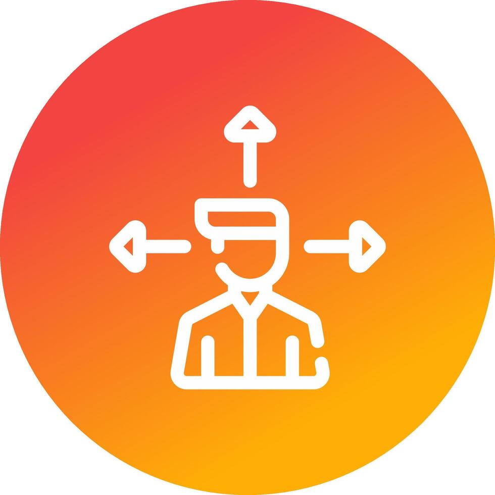 Outsource Management Creative Icon Design vector