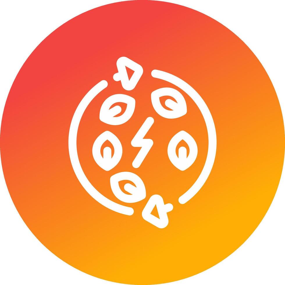 Eco Energy Creative Icon Design vector