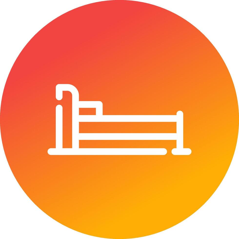 Bed Creative Icon Design vector