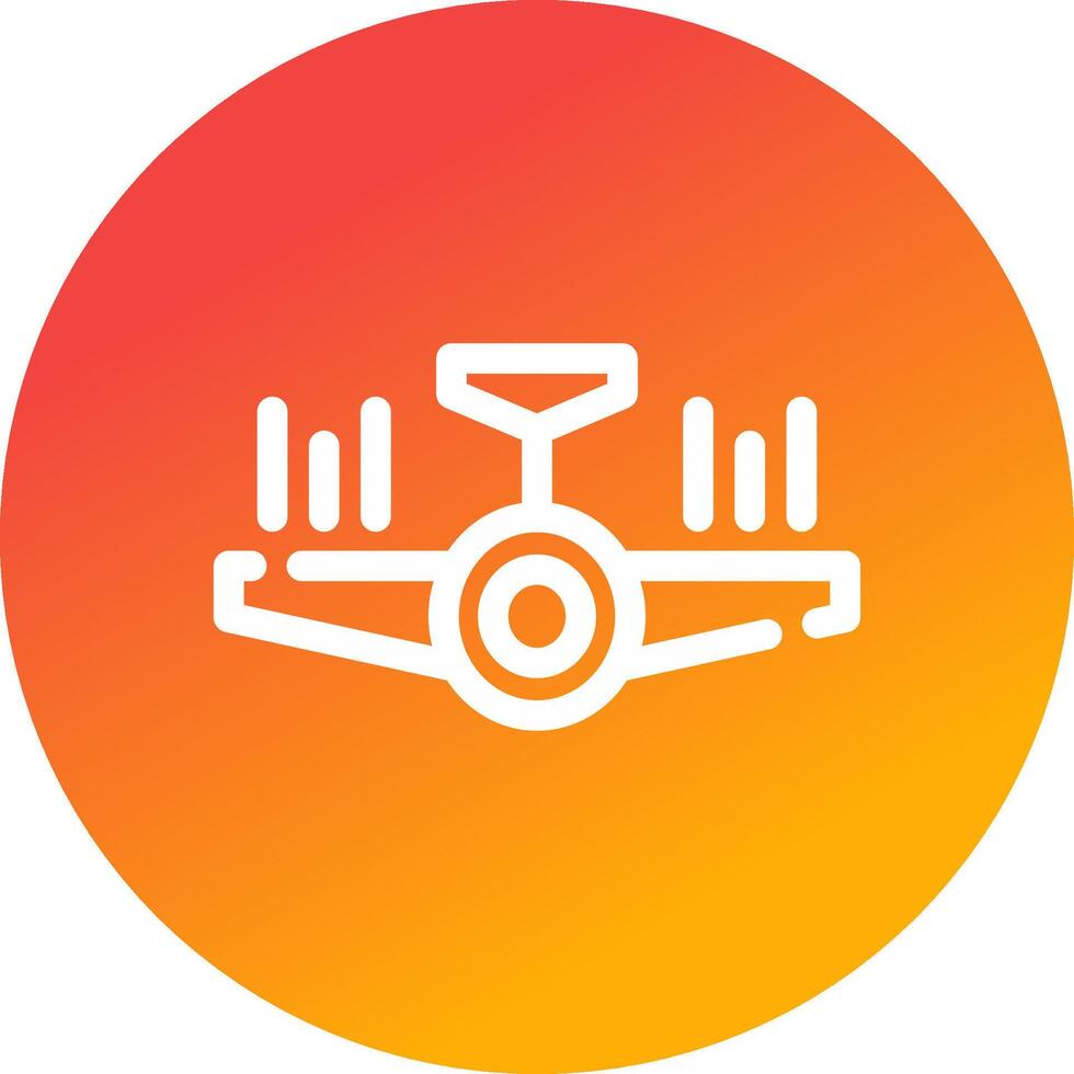 Airplane Creative Icon Design vector