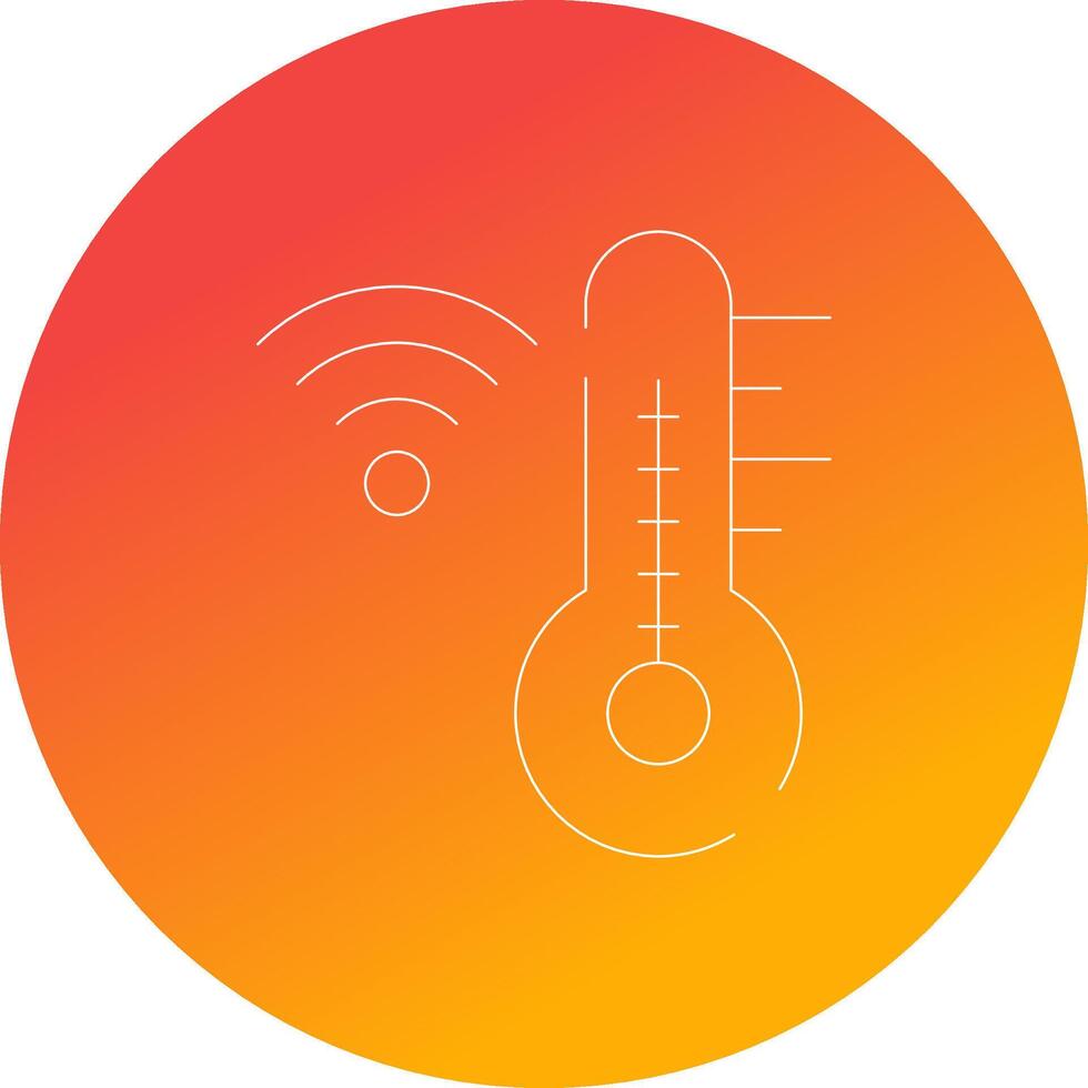 Thermostat Creative Icon Design vector