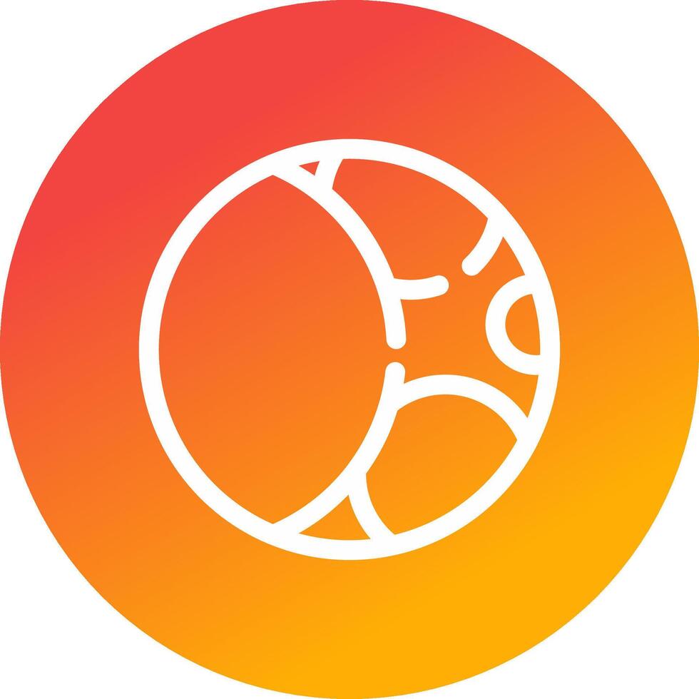 fase lunar creativo icono diseño vector