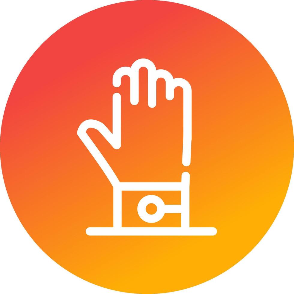 Glove Creative Icon Design vector