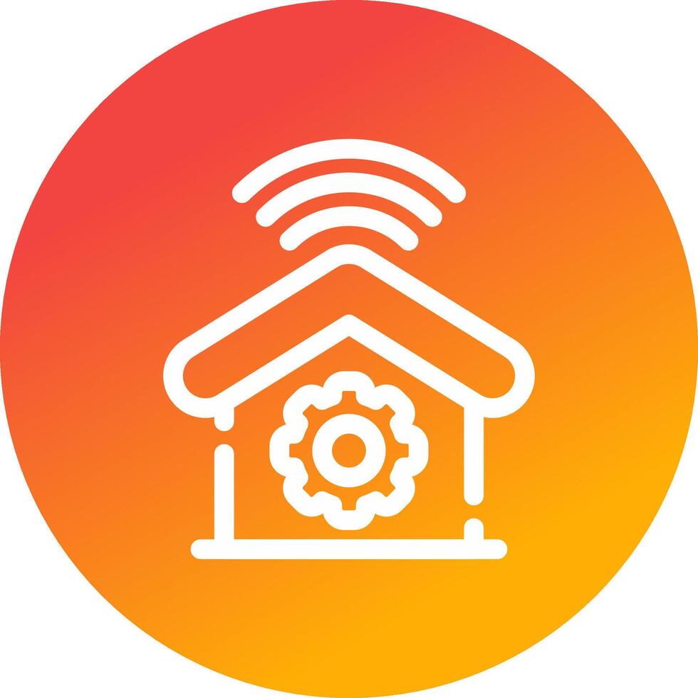 Home Automation Creative Icon Design vector
