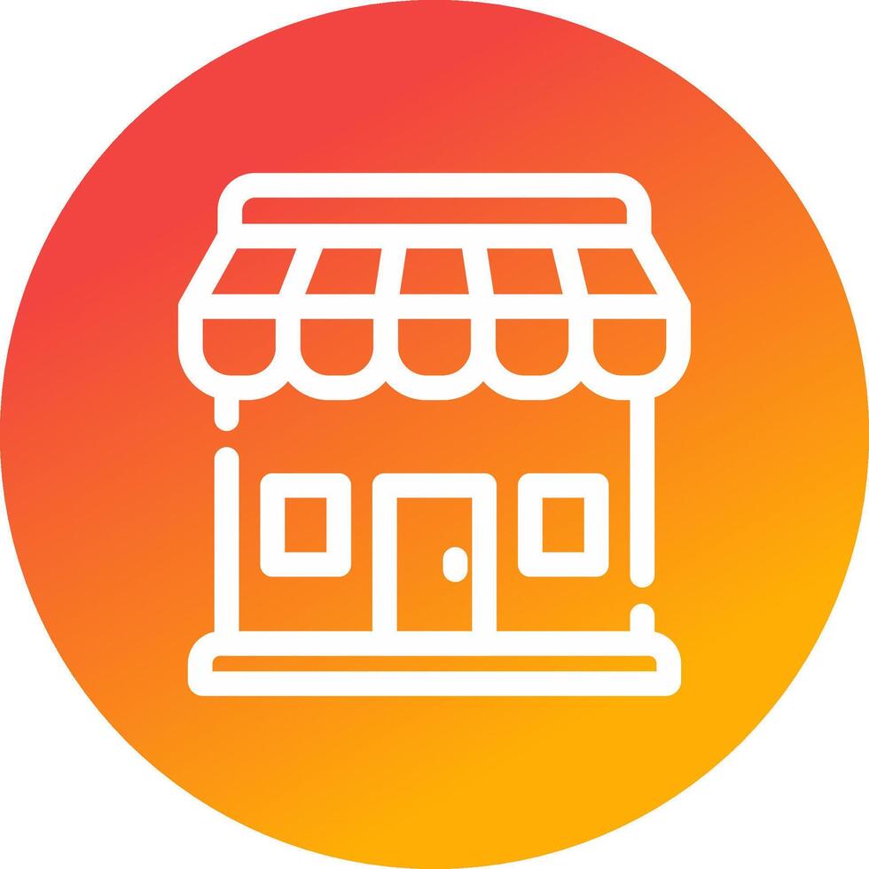 tienda de diseño de iconos creativos vector