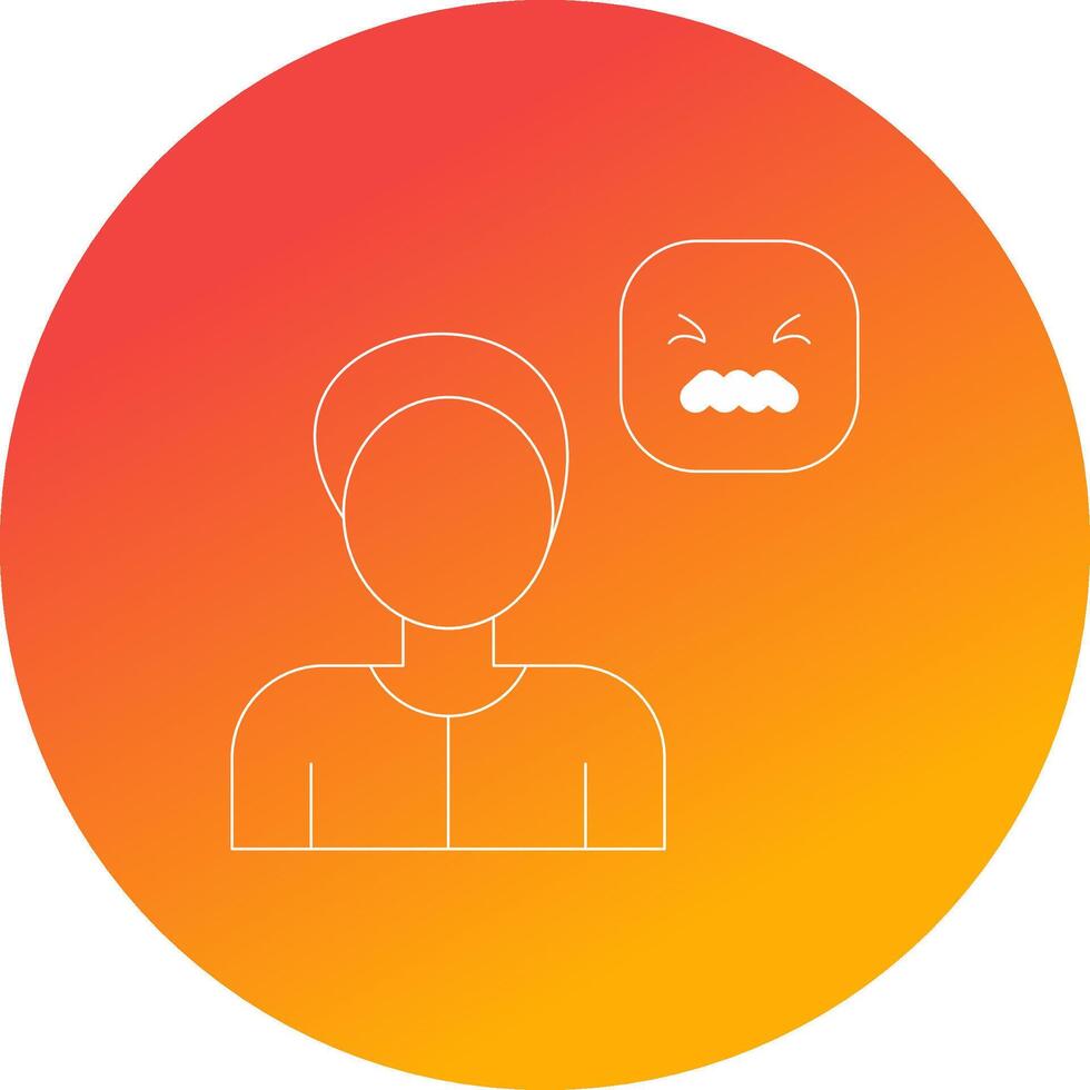 Cringe Creative Icon Design vector
