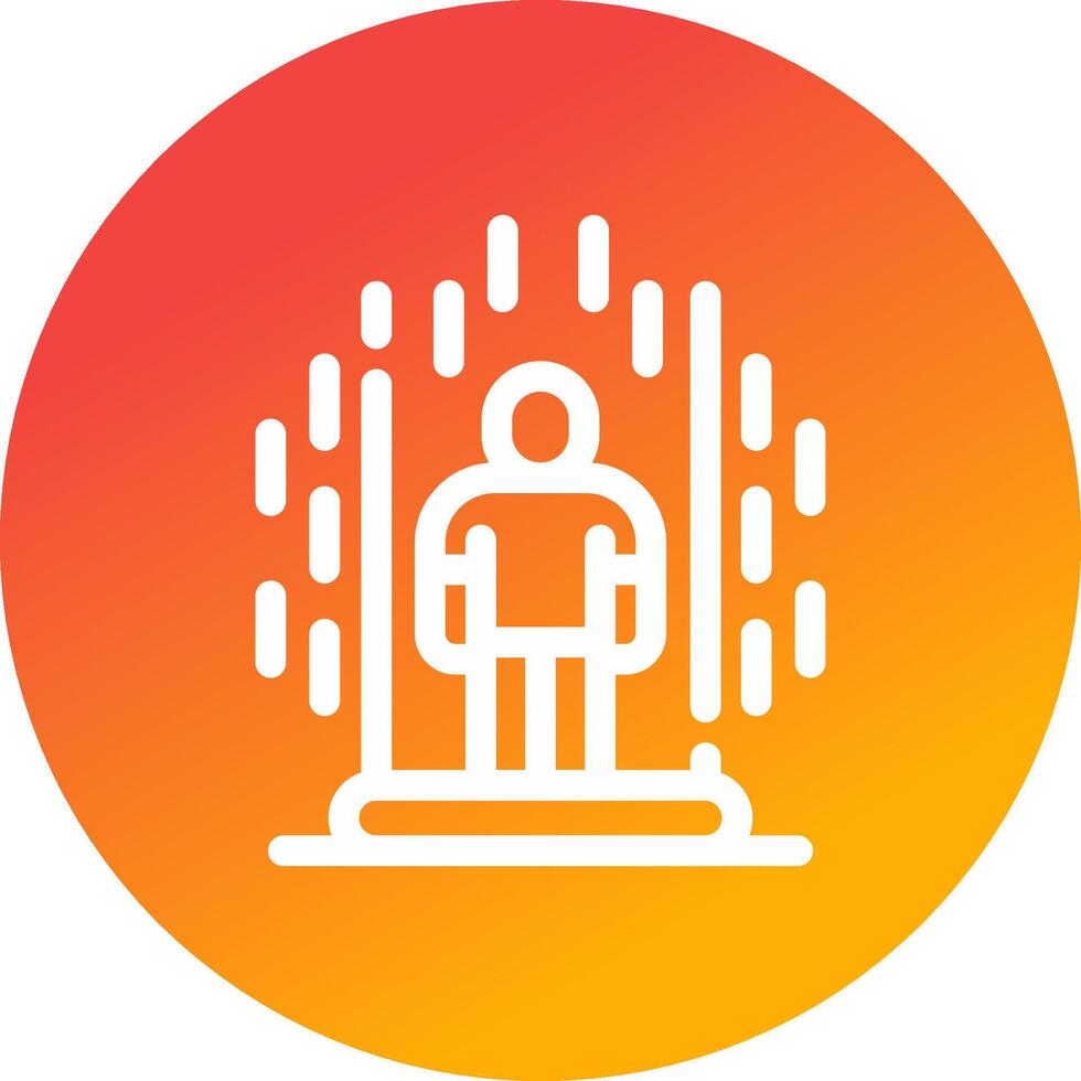 Teleportation Creative Icon Design vector