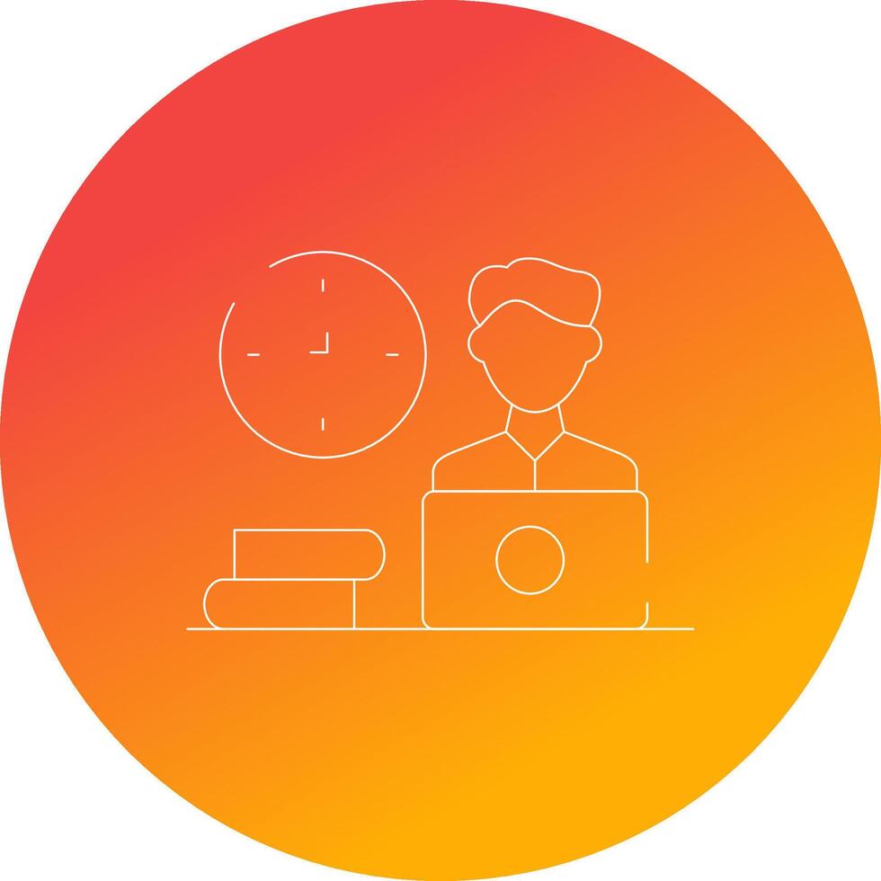Work Habits Creative Icon Design vector